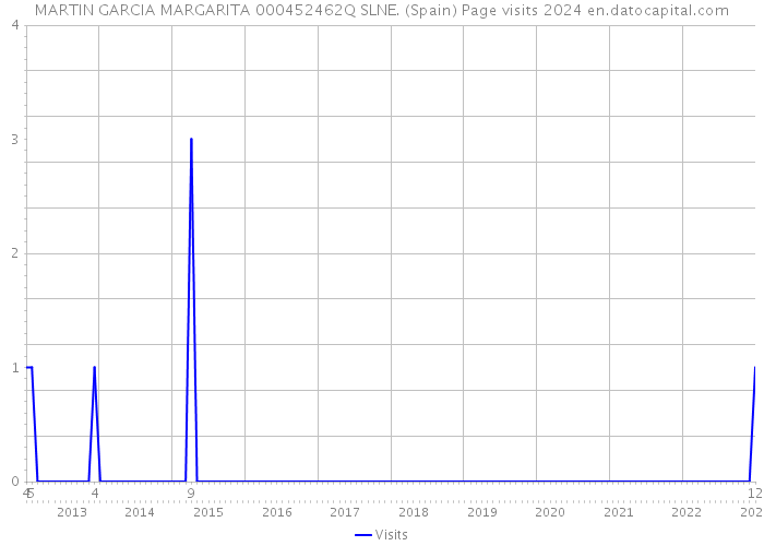 MARTIN GARCIA MARGARITA 000452462Q SLNE. (Spain) Page visits 2024 