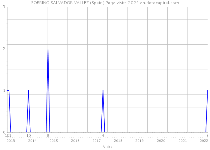 SOBRINO SALVADOR VALLEZ (Spain) Page visits 2024 