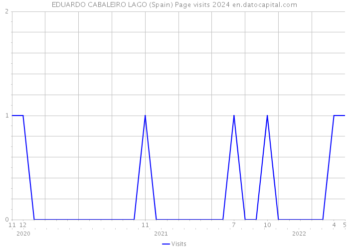 EDUARDO CABALEIRO LAGO (Spain) Page visits 2024 