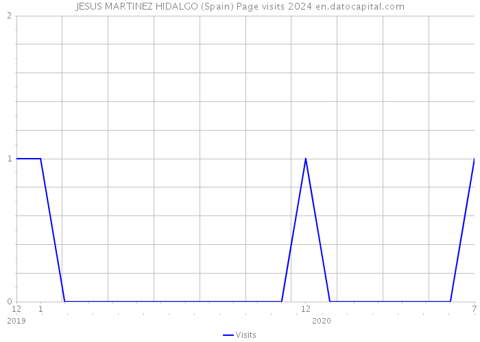 JESUS MARTINEZ HIDALGO (Spain) Page visits 2024 