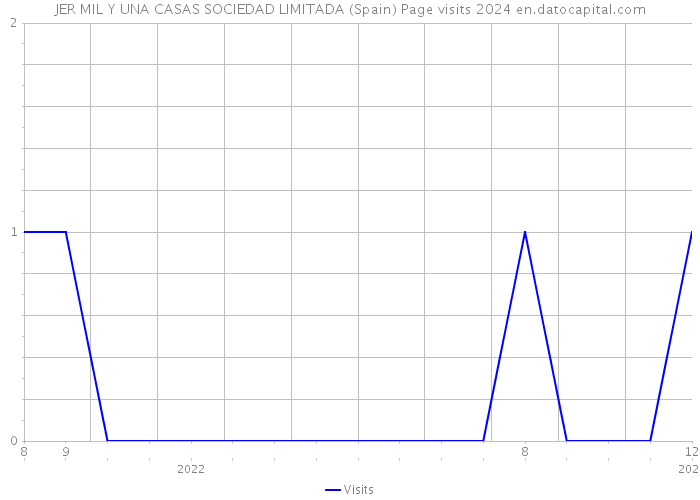 JER MIL Y UNA CASAS SOCIEDAD LIMITADA (Spain) Page visits 2024 