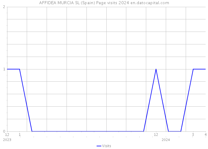 AFFIDEA MURCIA SL (Spain) Page visits 2024 