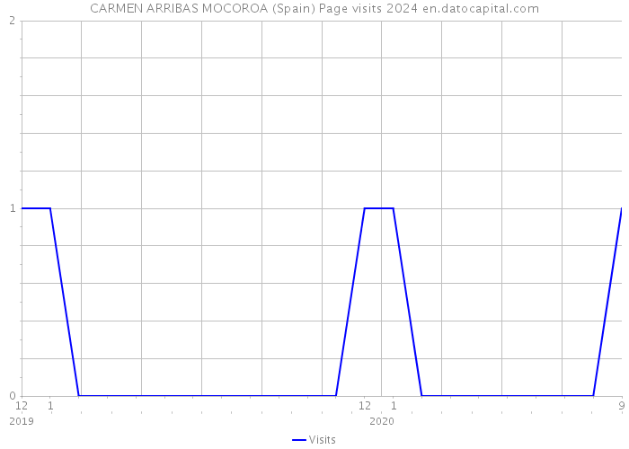 CARMEN ARRIBAS MOCOROA (Spain) Page visits 2024 