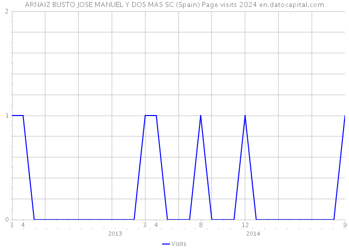 ARNAIZ BUSTO JOSE MANUEL Y DOS MAS SC (Spain) Page visits 2024 