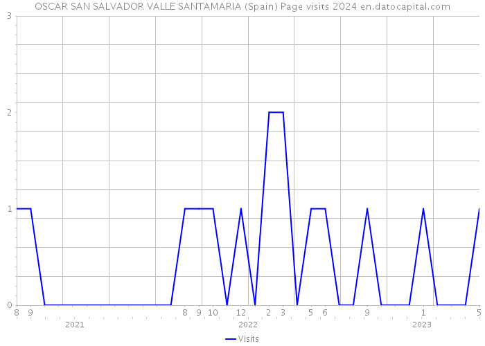 OSCAR SAN SALVADOR VALLE SANTAMARIA (Spain) Page visits 2024 