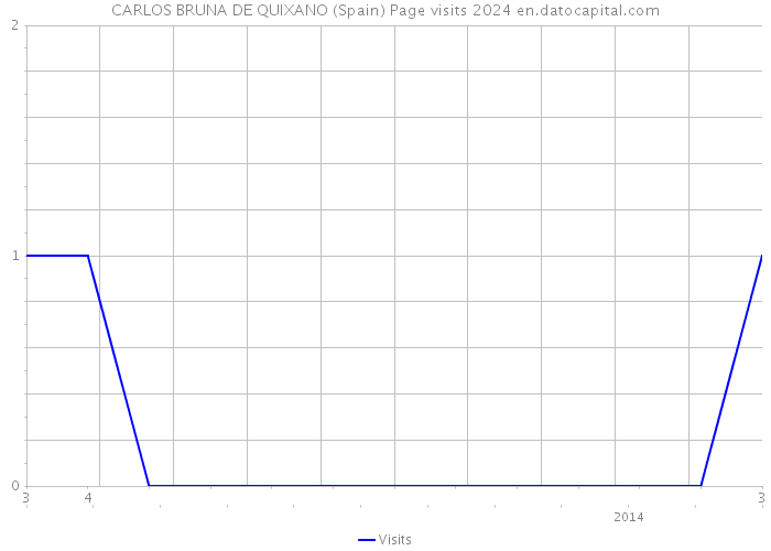CARLOS BRUNA DE QUIXANO (Spain) Page visits 2024 