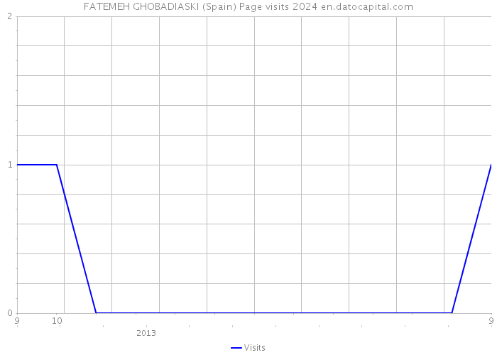 FATEMEH GHOBADIASKI (Spain) Page visits 2024 