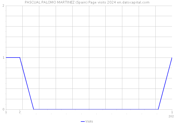 PASCUAL PALOMO MARTINEZ (Spain) Page visits 2024 