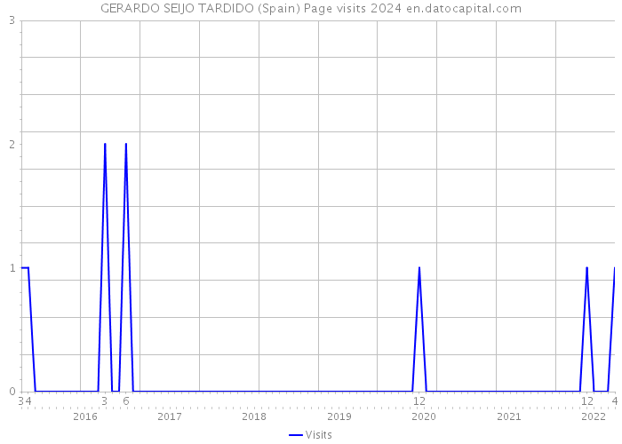 GERARDO SEIJO TARDIDO (Spain) Page visits 2024 