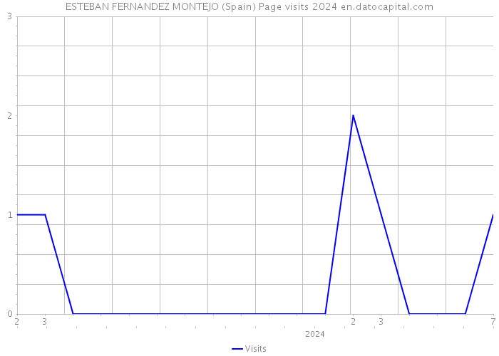 ESTEBAN FERNANDEZ MONTEJO (Spain) Page visits 2024 