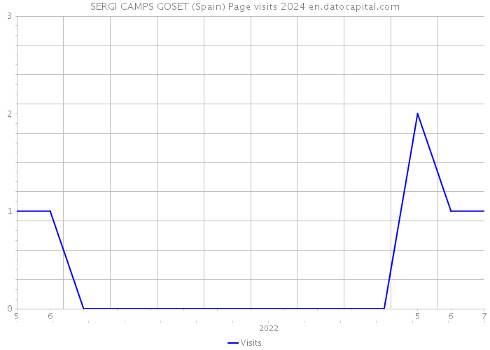 SERGI CAMPS GOSET (Spain) Page visits 2024 