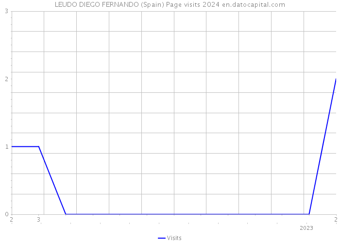 LEUDO DIEGO FERNANDO (Spain) Page visits 2024 