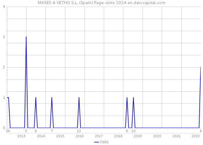 MASES & VETHO S.L. (Spain) Page visits 2024 