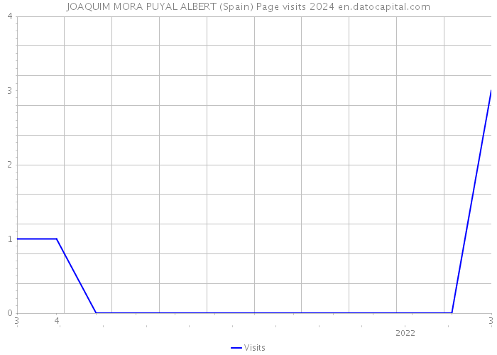 JOAQUIM MORA PUYAL ALBERT (Spain) Page visits 2024 
