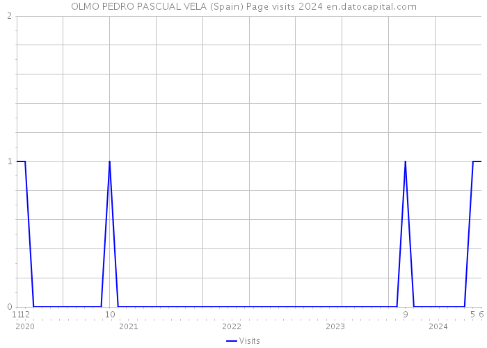 OLMO PEDRO PASCUAL VELA (Spain) Page visits 2024 