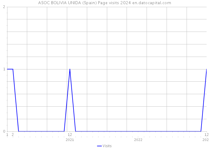 ASOC BOLIVIA UNIDA (Spain) Page visits 2024 