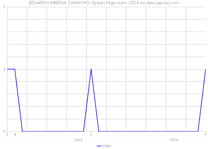 EDUARDO MEDINA CAMACHO (Spain) Page visits 2024 