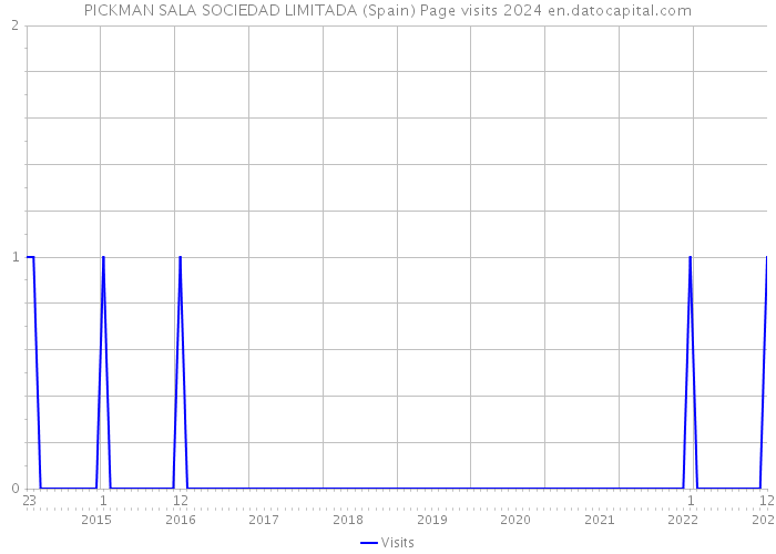 PICKMAN SALA SOCIEDAD LIMITADA (Spain) Page visits 2024 