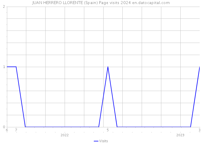 JUAN HERRERO LLORENTE (Spain) Page visits 2024 