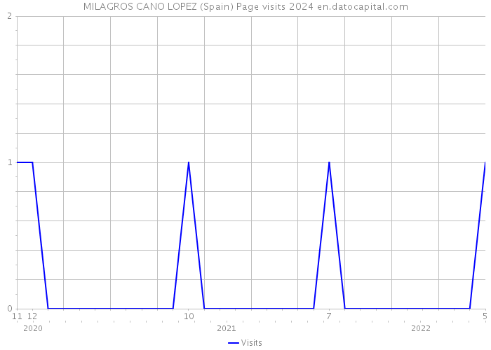 MILAGROS CANO LOPEZ (Spain) Page visits 2024 