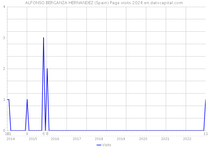 ALFONSO BERGANZA HERNANDEZ (Spain) Page visits 2024 