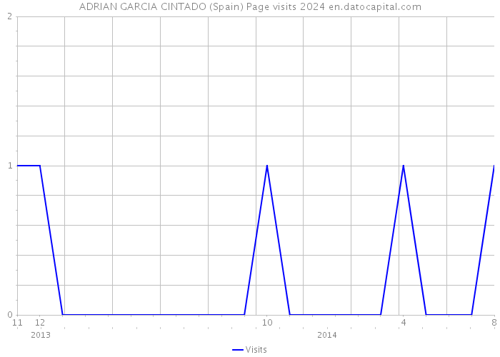 ADRIAN GARCIA CINTADO (Spain) Page visits 2024 