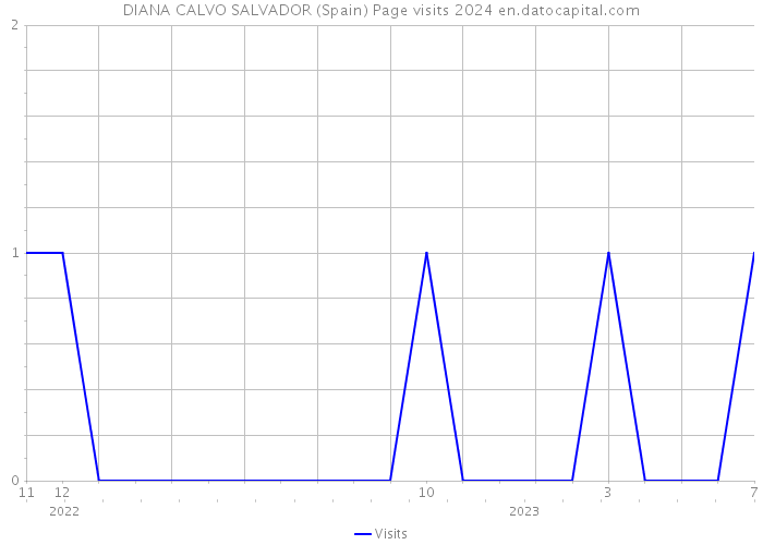 DIANA CALVO SALVADOR (Spain) Page visits 2024 