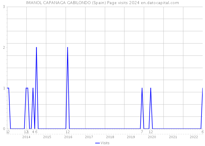 IMANOL CAPANAGA GABILONDO (Spain) Page visits 2024 