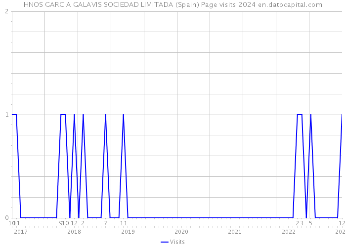 HNOS GARCIA GALAVIS SOCIEDAD LIMITADA (Spain) Page visits 2024 