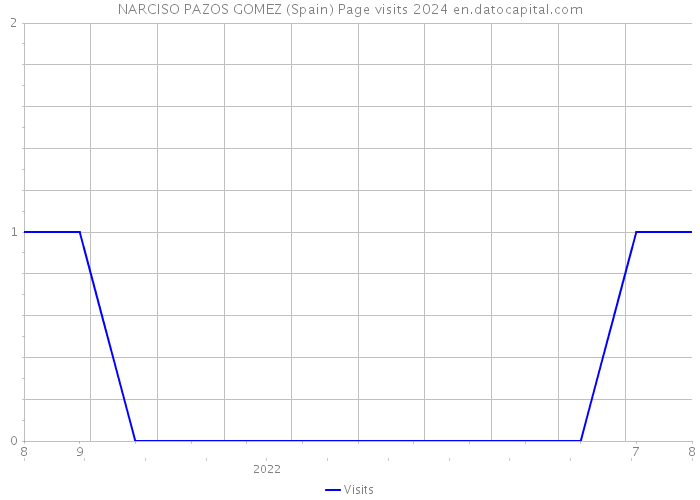 NARCISO PAZOS GOMEZ (Spain) Page visits 2024 