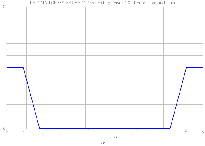 PALOMA TORRES MACHADO (Spain) Page visits 2024 