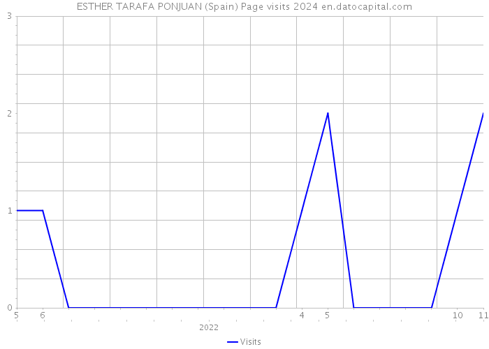 ESTHER TARAFA PONJUAN (Spain) Page visits 2024 