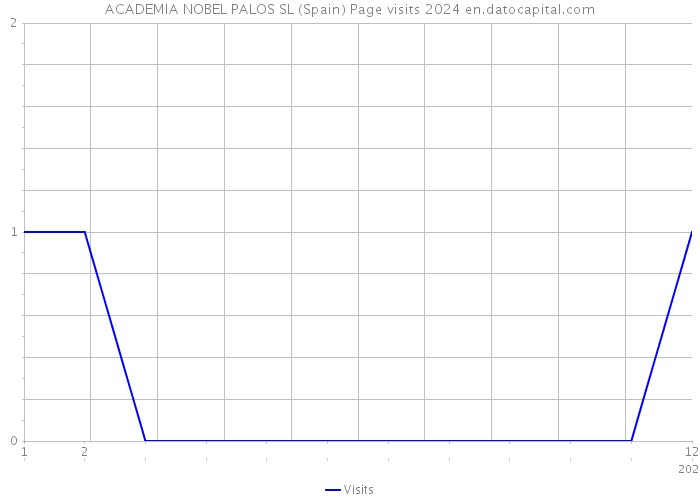 ACADEMIA NOBEL PALOS SL (Spain) Page visits 2024 