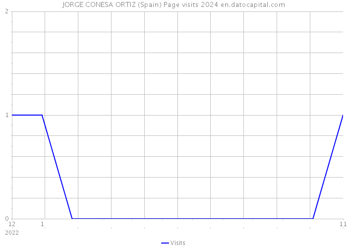 JORGE CONESA ORTIZ (Spain) Page visits 2024 