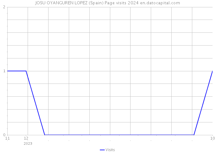 JOSU OYANGUREN LOPEZ (Spain) Page visits 2024 