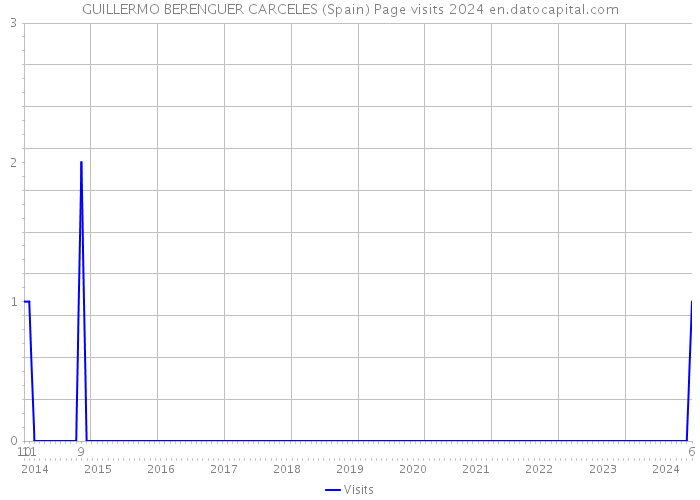 GUILLERMO BERENGUER CARCELES (Spain) Page visits 2024 