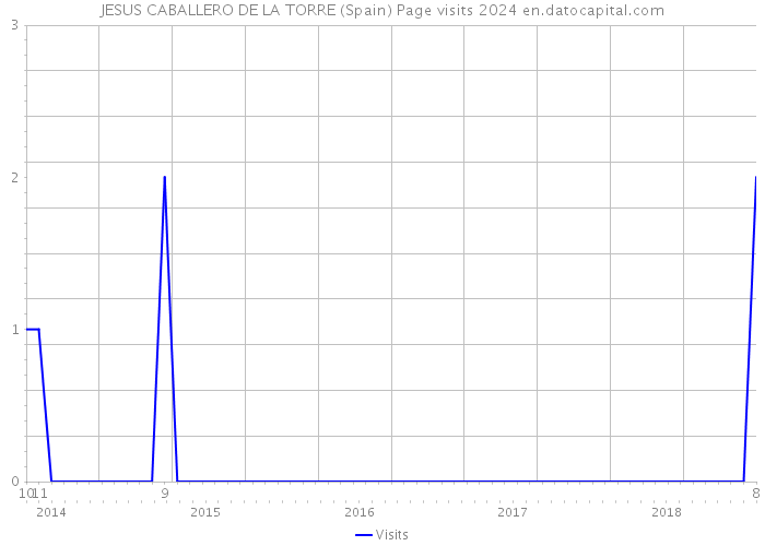 JESUS CABALLERO DE LA TORRE (Spain) Page visits 2024 