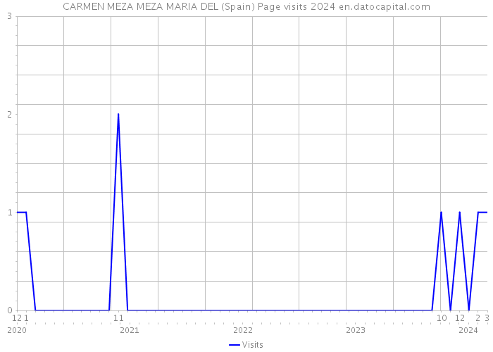 CARMEN MEZA MEZA MARIA DEL (Spain) Page visits 2024 
