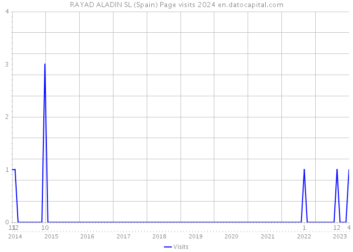 RAYAD ALADIN SL (Spain) Page visits 2024 