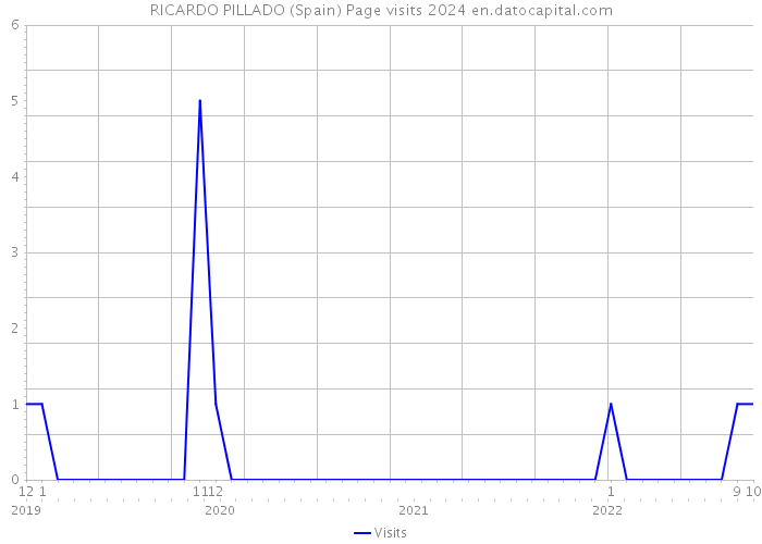 RICARDO PILLADO (Spain) Page visits 2024 