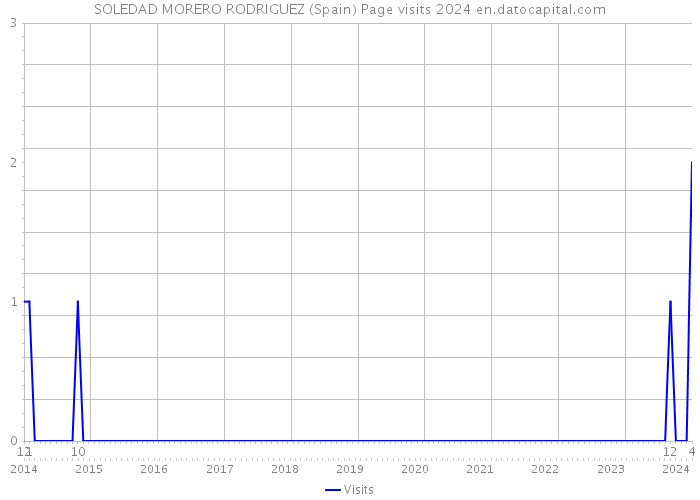 SOLEDAD MORERO RODRIGUEZ (Spain) Page visits 2024 