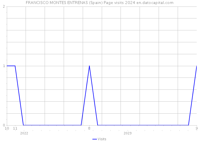 FRANCISCO MONTES ENTRENAS (Spain) Page visits 2024 