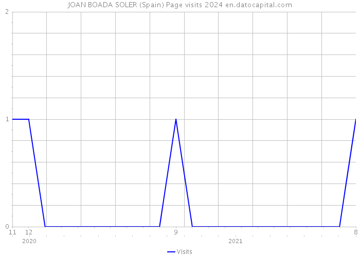 JOAN BOADA SOLER (Spain) Page visits 2024 