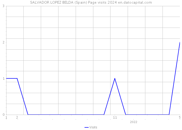SALVADOR LOPEZ BELDA (Spain) Page visits 2024 