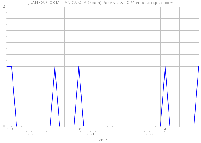 JUAN CARLOS MILLAN GARCIA (Spain) Page visits 2024 