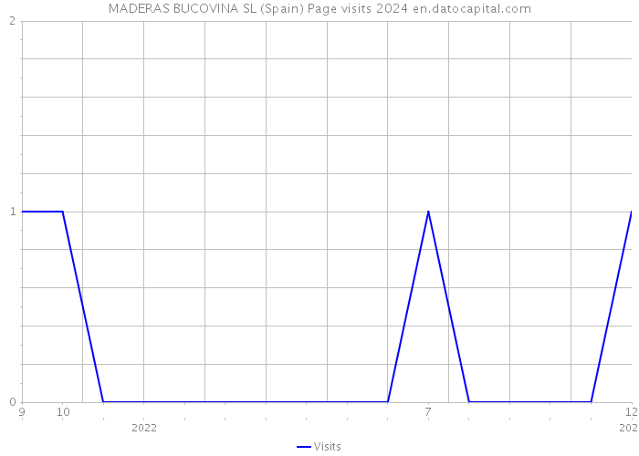 MADERAS BUCOVINA SL (Spain) Page visits 2024 