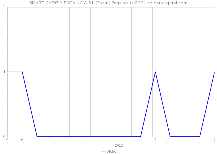 SMART CADIZ Y PROVINCIA S.L (Spain) Page visits 2024 