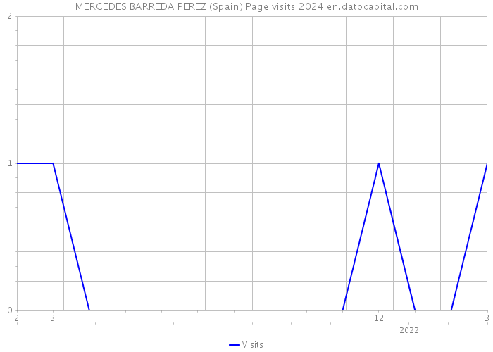 MERCEDES BARREDA PEREZ (Spain) Page visits 2024 