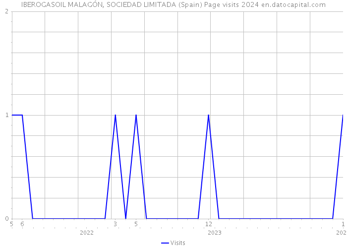 IBEROGASOIL MALAGÓN, SOCIEDAD LIMITADA (Spain) Page visits 2024 
