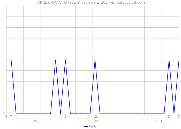 JORGE CAMACHO (Spain) Page visits 2024 